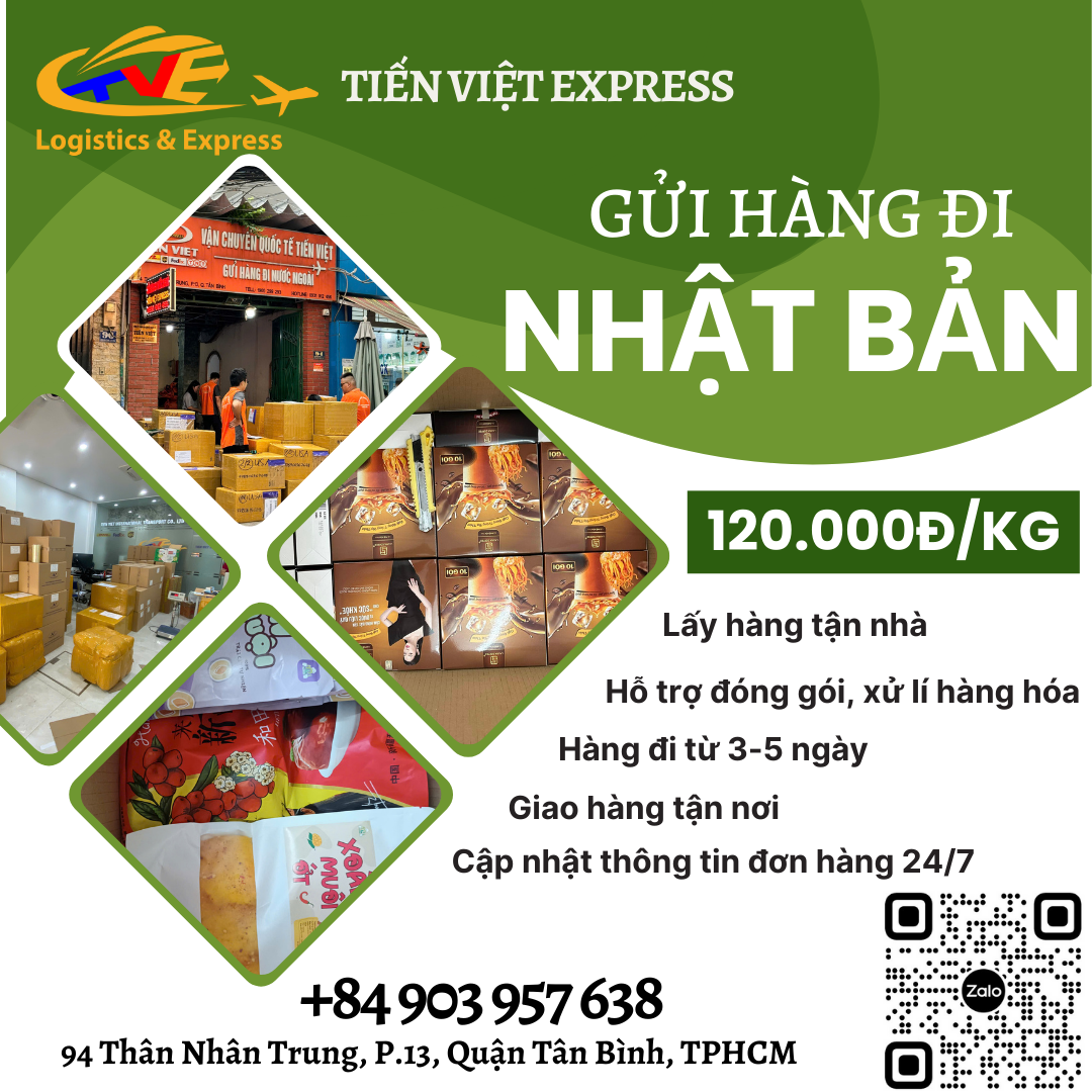 Gửi hàng đi Nhật Bản  - Tiến Việt Express